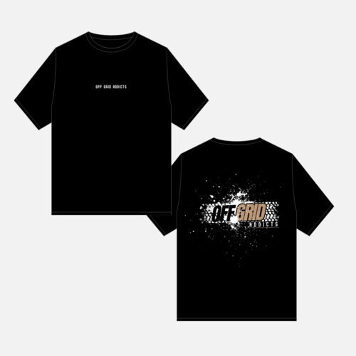 OGA BLACK (white logo) TEE V.1 Thumbnail