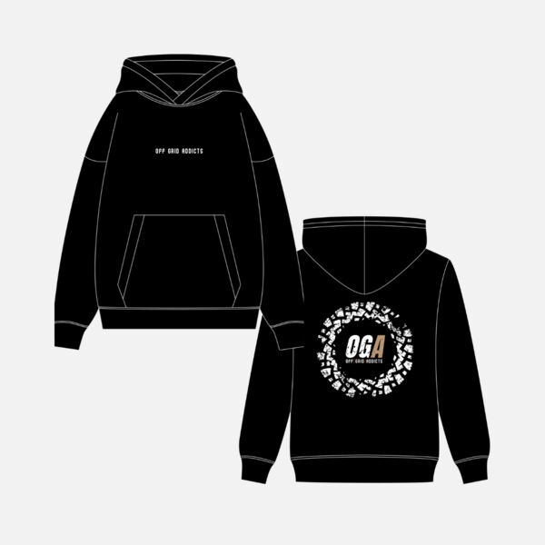 OGA BLACK HOODIE V.2 Thumbnail